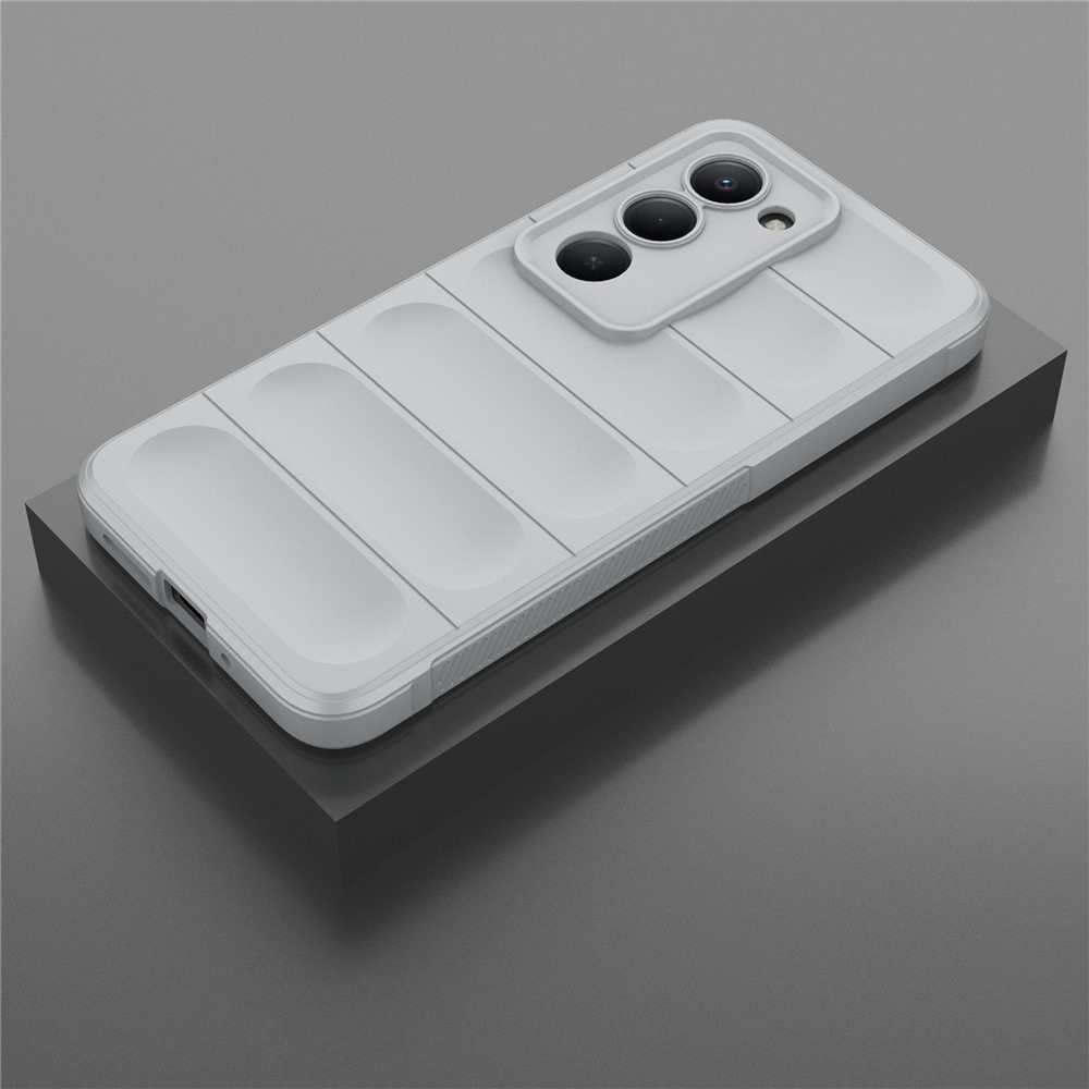 Rugg odolný gélový obal na Xiaomi Redmi 15 5G (169mm) - svetlosivý