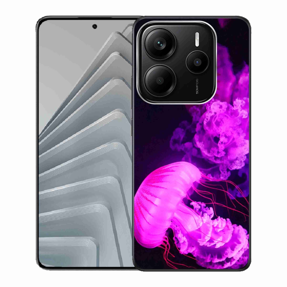 Gélový kryt mmCase na Xiaomi Redmi Note 14 5G - medúza 1