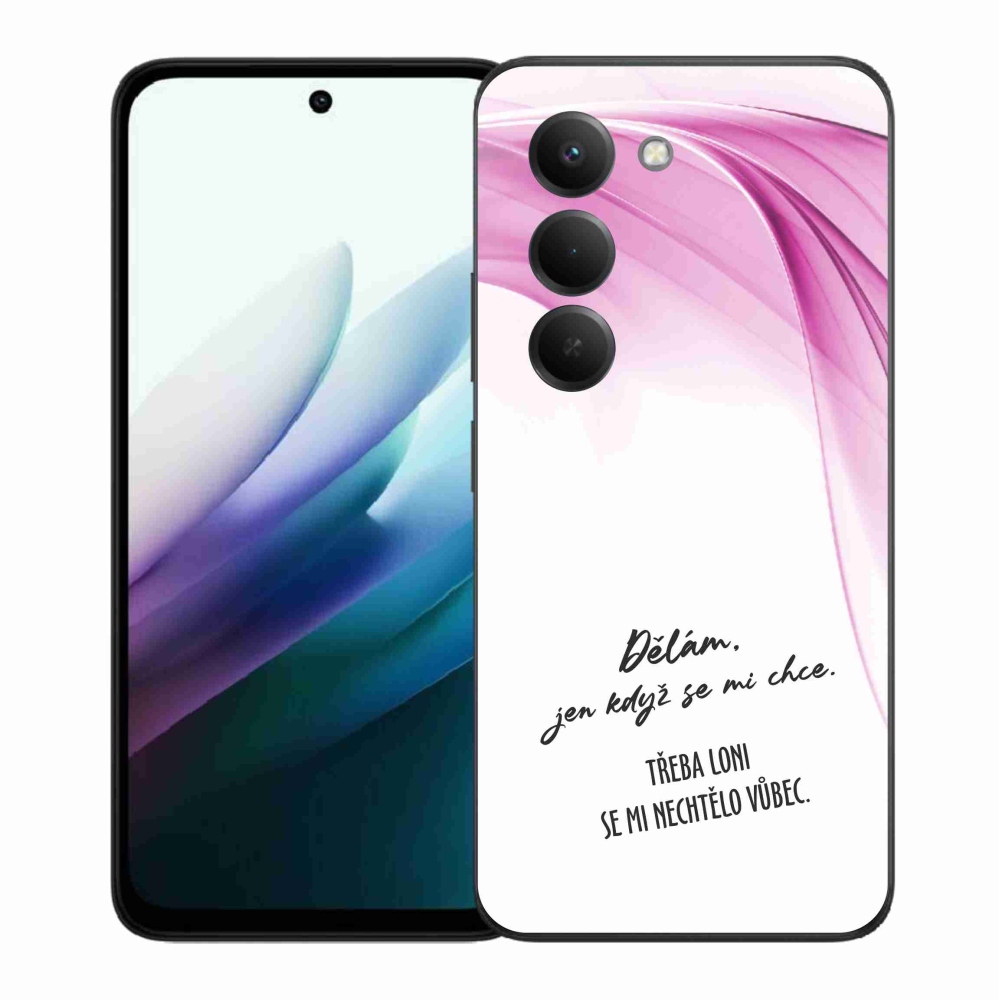 Gélový kryt mmCase na Xiaomi Redmi 15 4G/5G (171mm) - vtipný text 12 biele pozadie