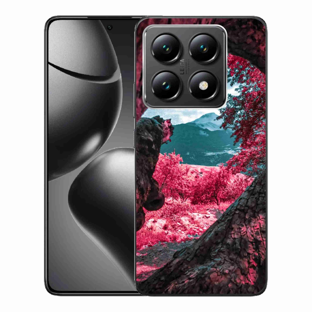 Gélový kryt mmCase na Xiaomi 14T - výhľad na hory