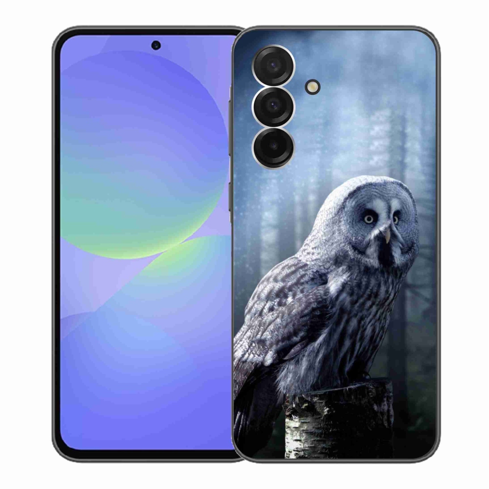 Gélový kryt mmCase na Samsung Galaxy A36 5G - sova