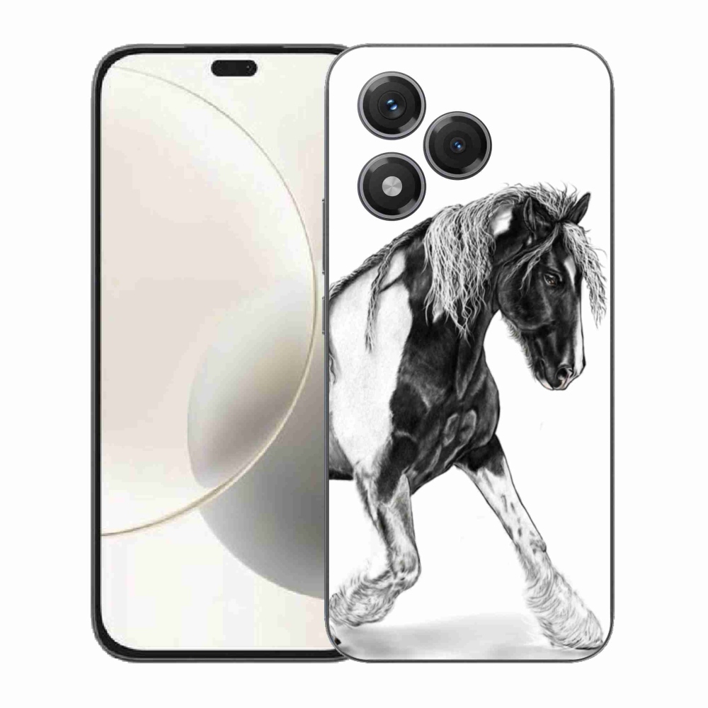 Gélový kryt mmCase na Honor 400 Lite - kôň