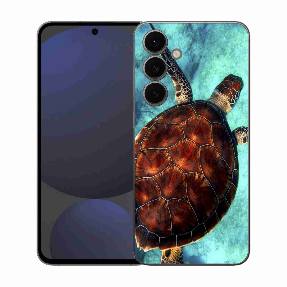 Gélový kryt mmCase na Samsung Galaxy S25 FE - korytnačka