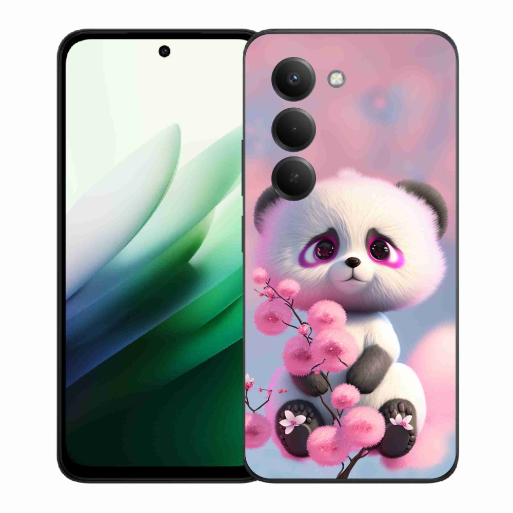 Gélový kryt mmCase na Xiaomi Redmi 15 5G (169mm) - roztomilá panda 1