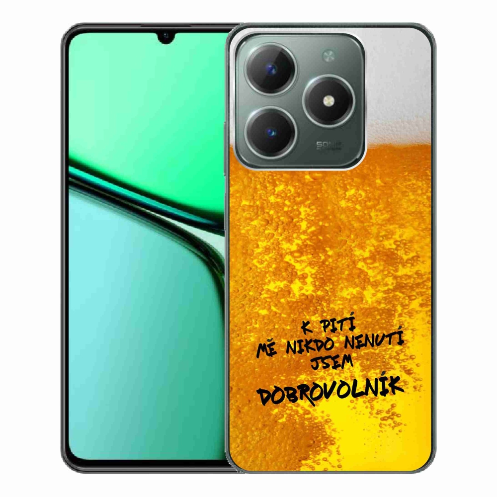 Gélový kryt mmCase na Realme C61 - pivný motív 4