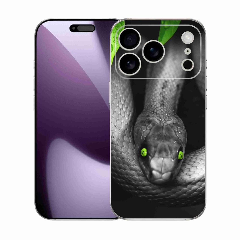Gélový kryt mmCase na iPhone 17 Pro - had