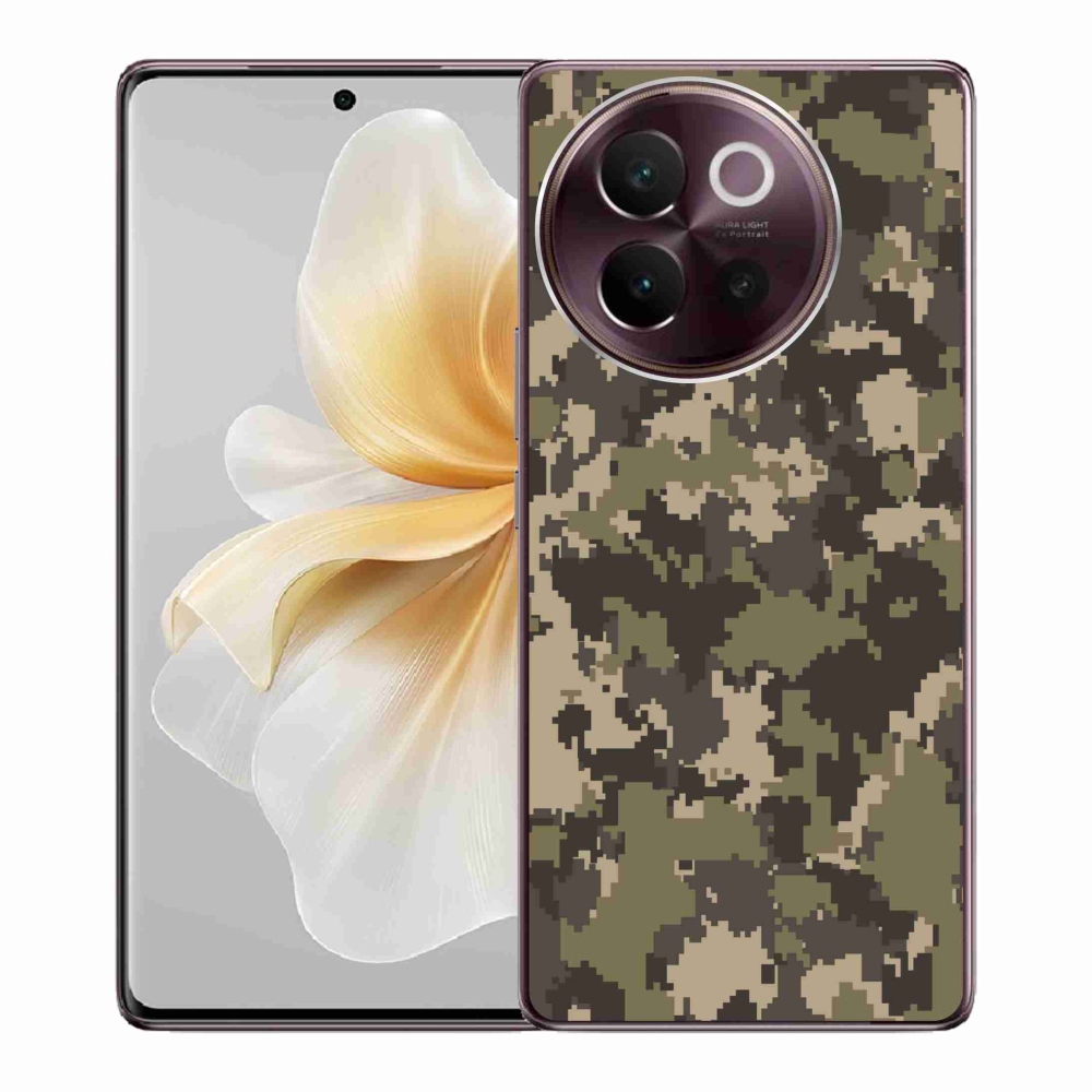 Gélový kryt mmCase na Vivo V40 Lite 5G - maskáčový vzor 12