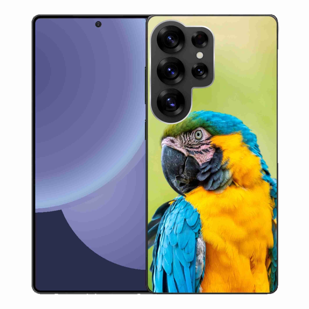 Gélový kryt mmCase na Samsung Galaxy S25 Ultra - papagáj ara 2