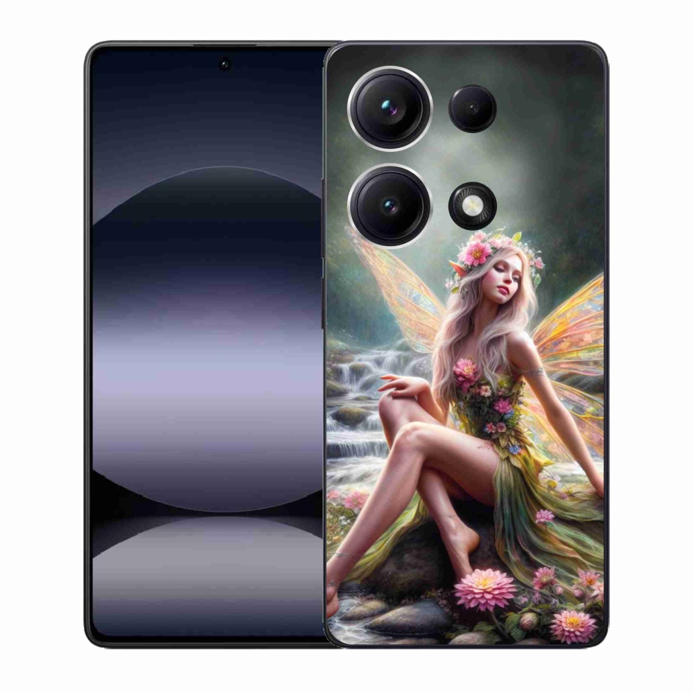 Gélový kryt mmCase na Xiaomi Redmi Note 14S - motýlia žena 1