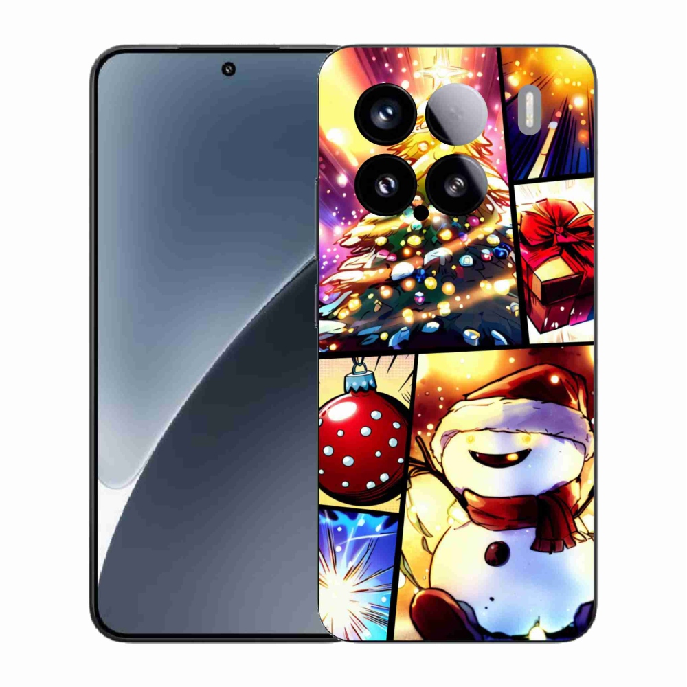 Gélový kryt mmCase na Xiaomi 15 - vianočné motívy 1