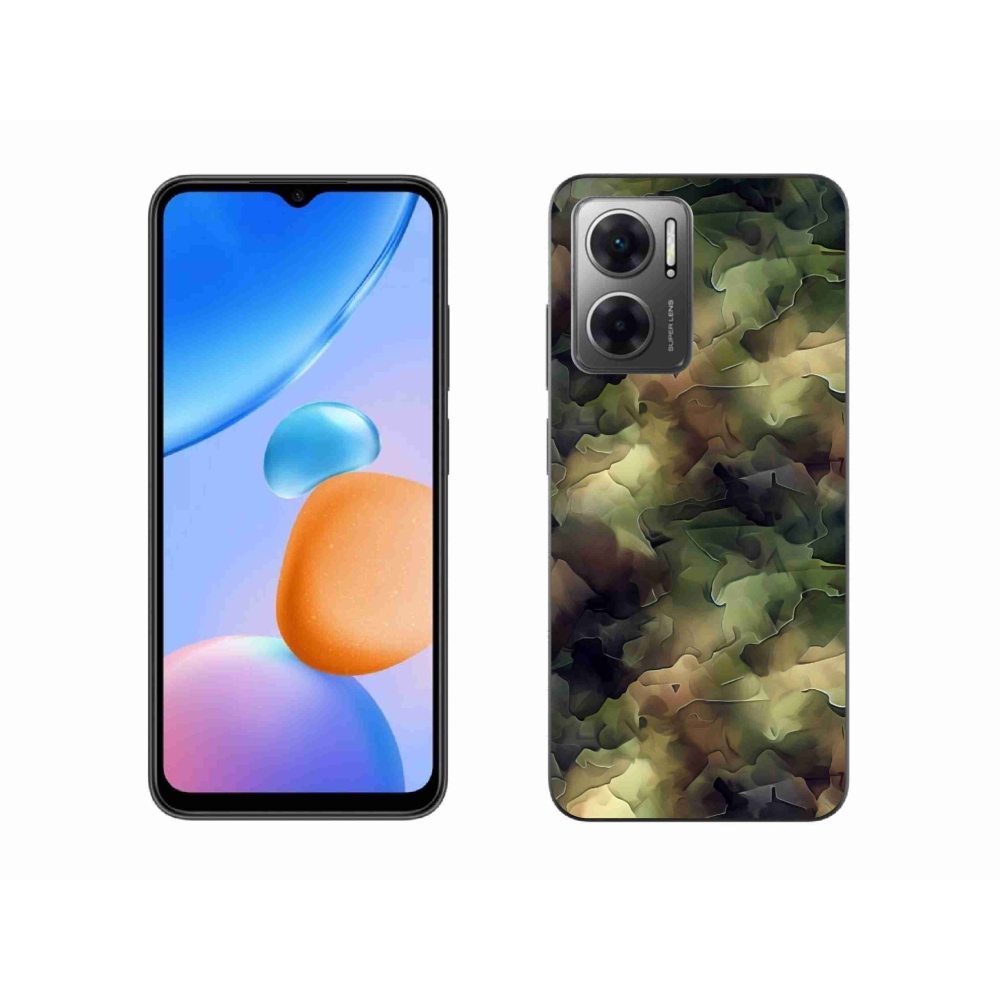 Gélový kryt mmCase na Xiaomi Redmi 10 5G - maskáčový vzor 10