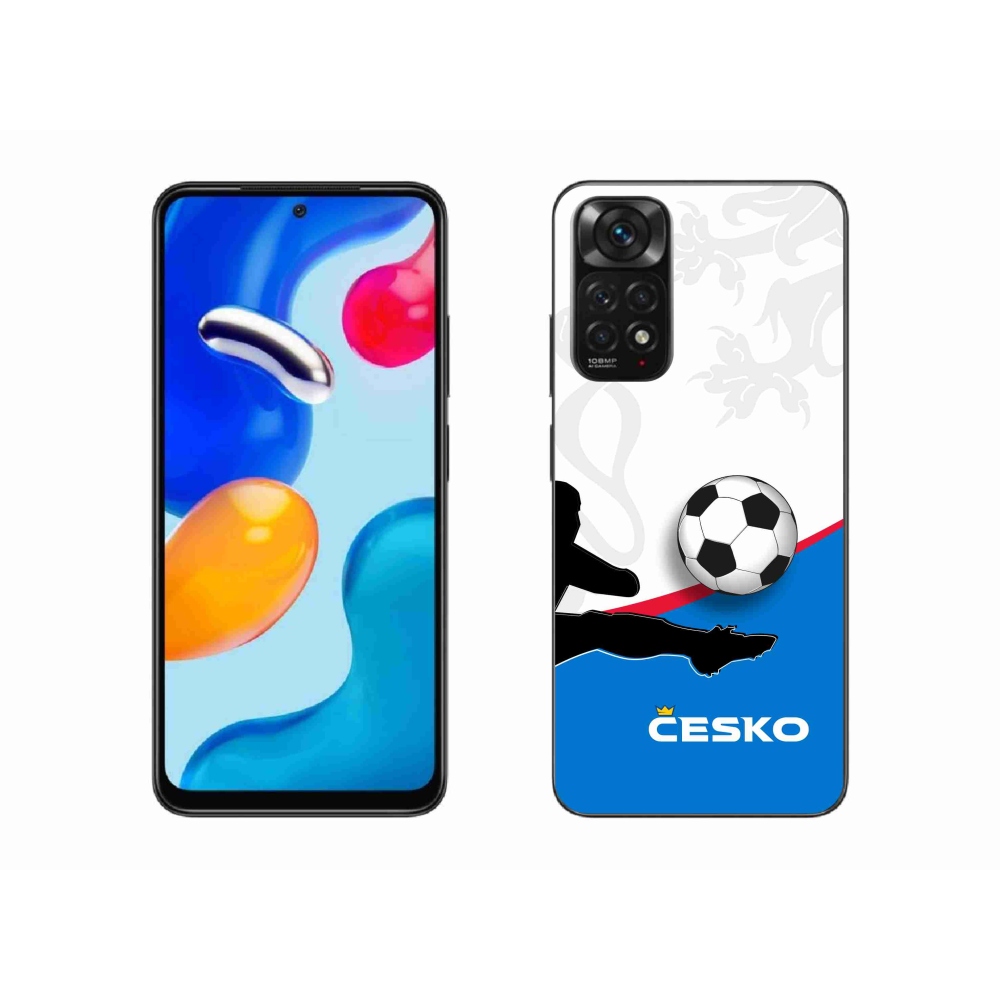 Gélový kryt mmCase na Xiaomi Redmi Note 11 4G - futbal Česko 3