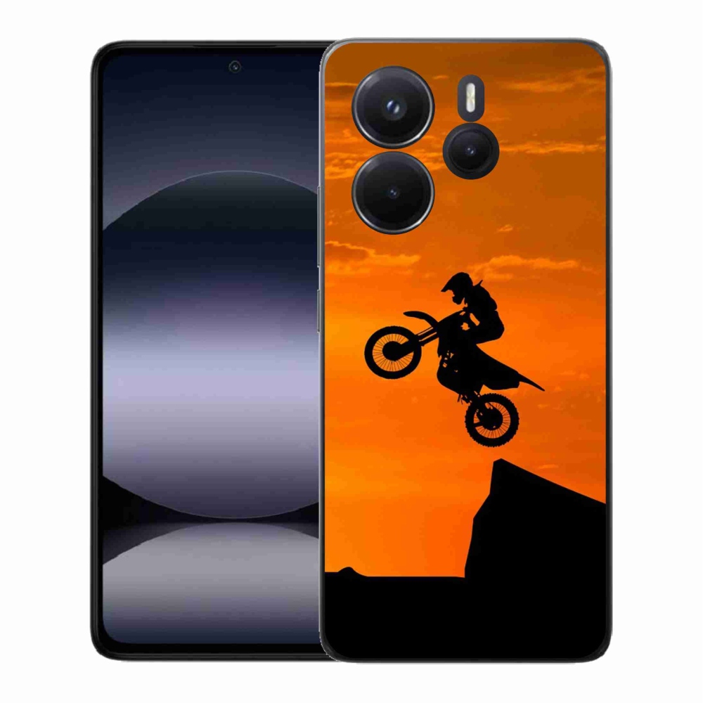 Gélový kryt mmCase na Xiaomi Redmi Note 14 - motocross