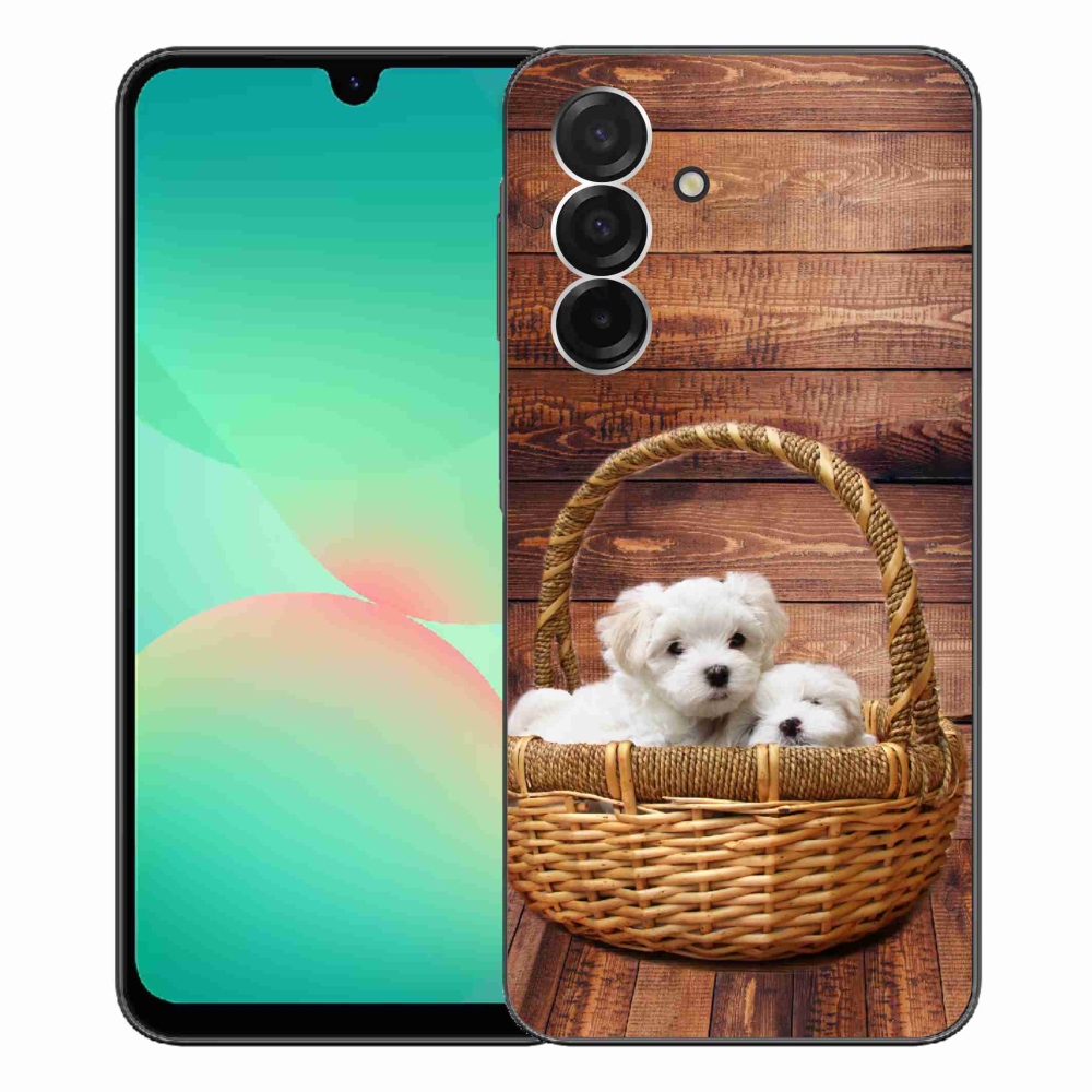 Gélový kryt mmCase na Samsung Galaxy A26 5G - šteniatka