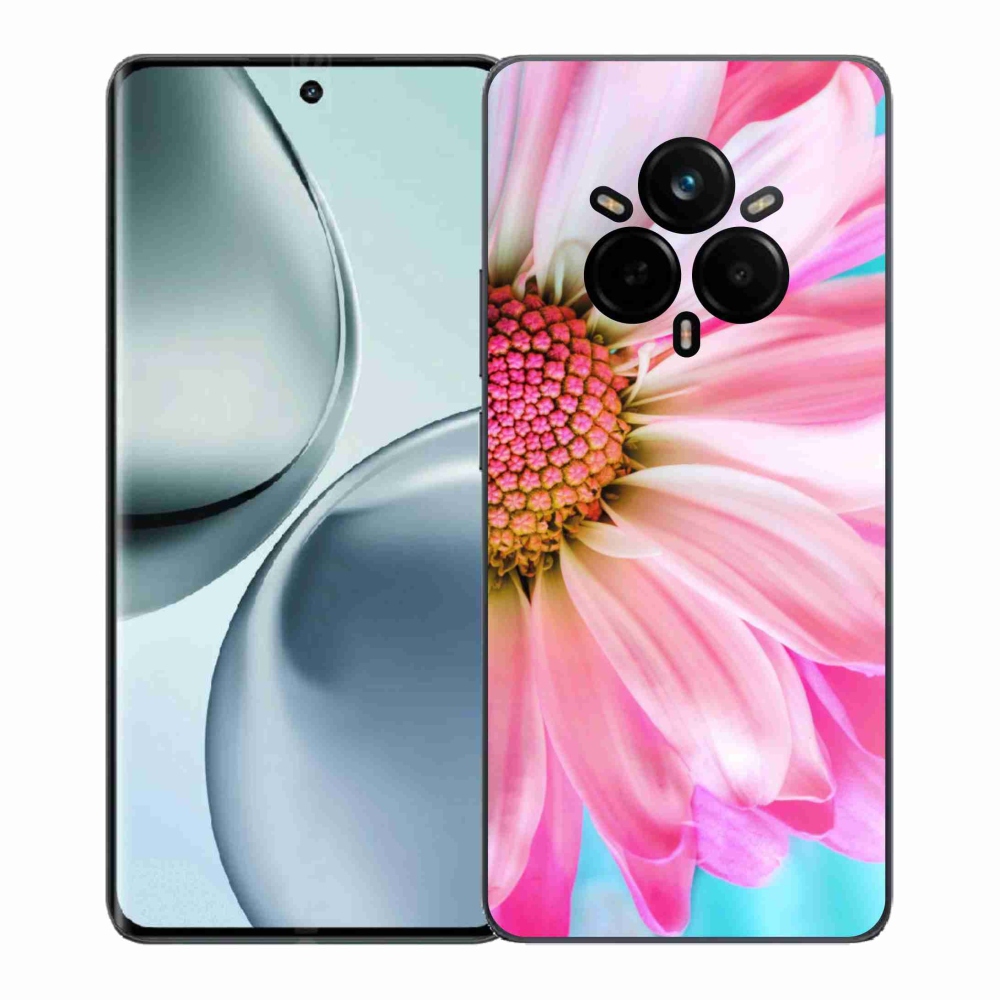 Gélový kryt mmCase na Realme 14 Pro+ 5G - ružová kvetina