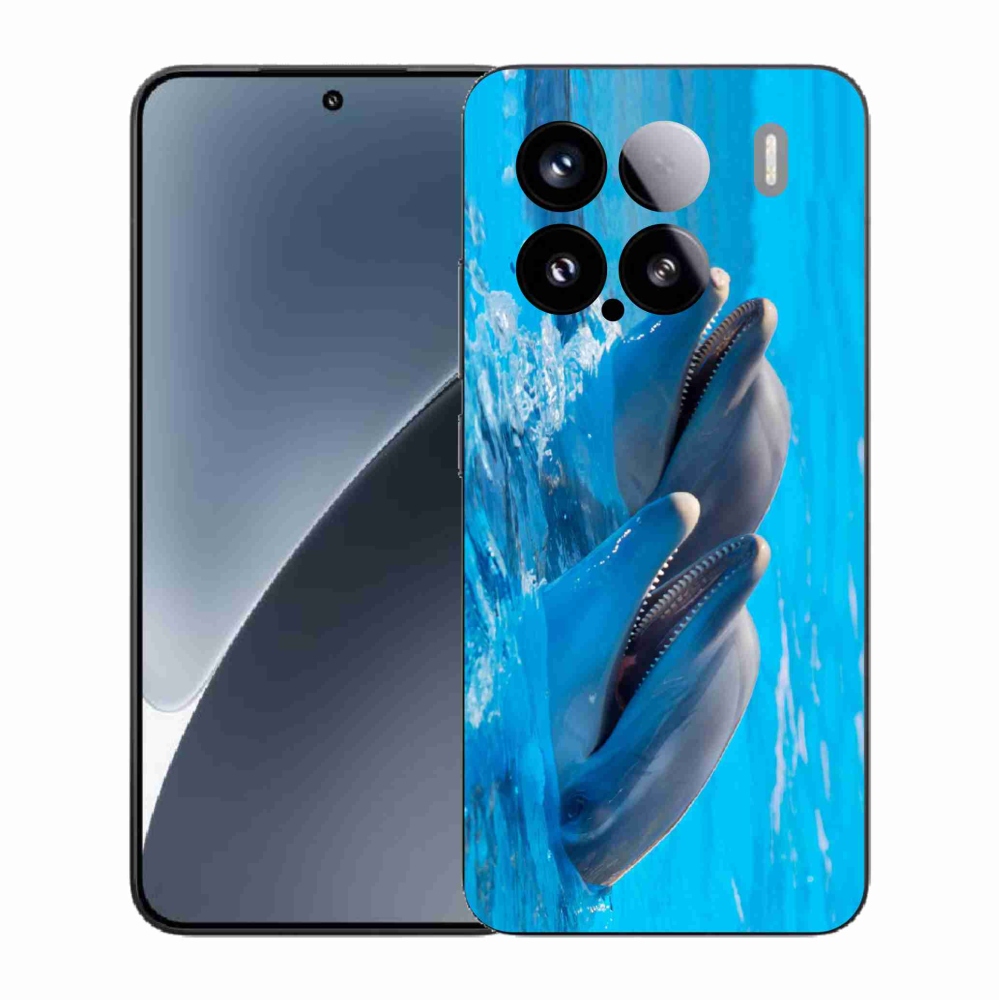 Gélový kryt mmCase na Xiaomi 15 - delfíny