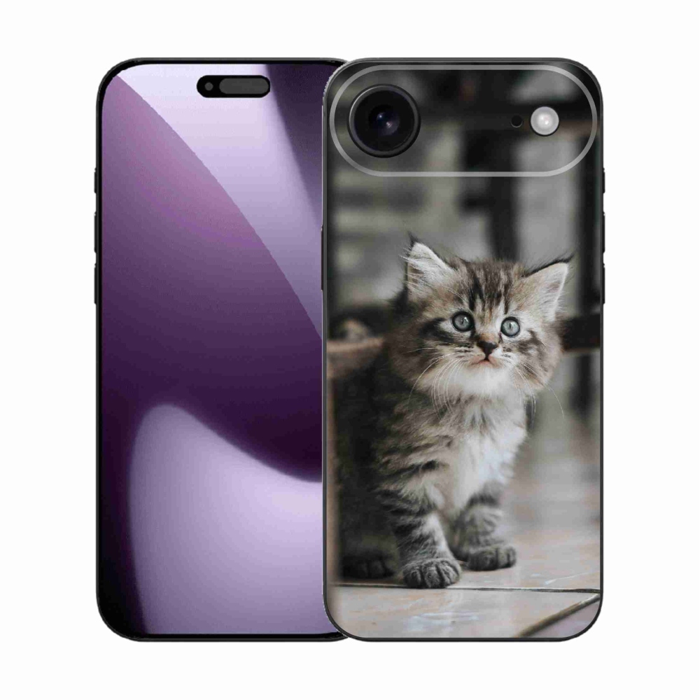 Gélový kryt mmCase na iPhone 17 Air - mačiatko