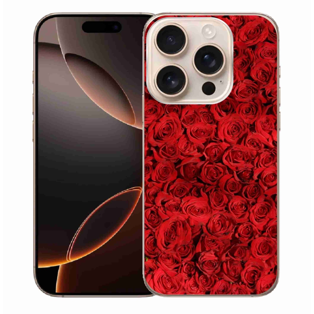 Gélový kryt mmCase na iPhone 16 Pro Max - ruža