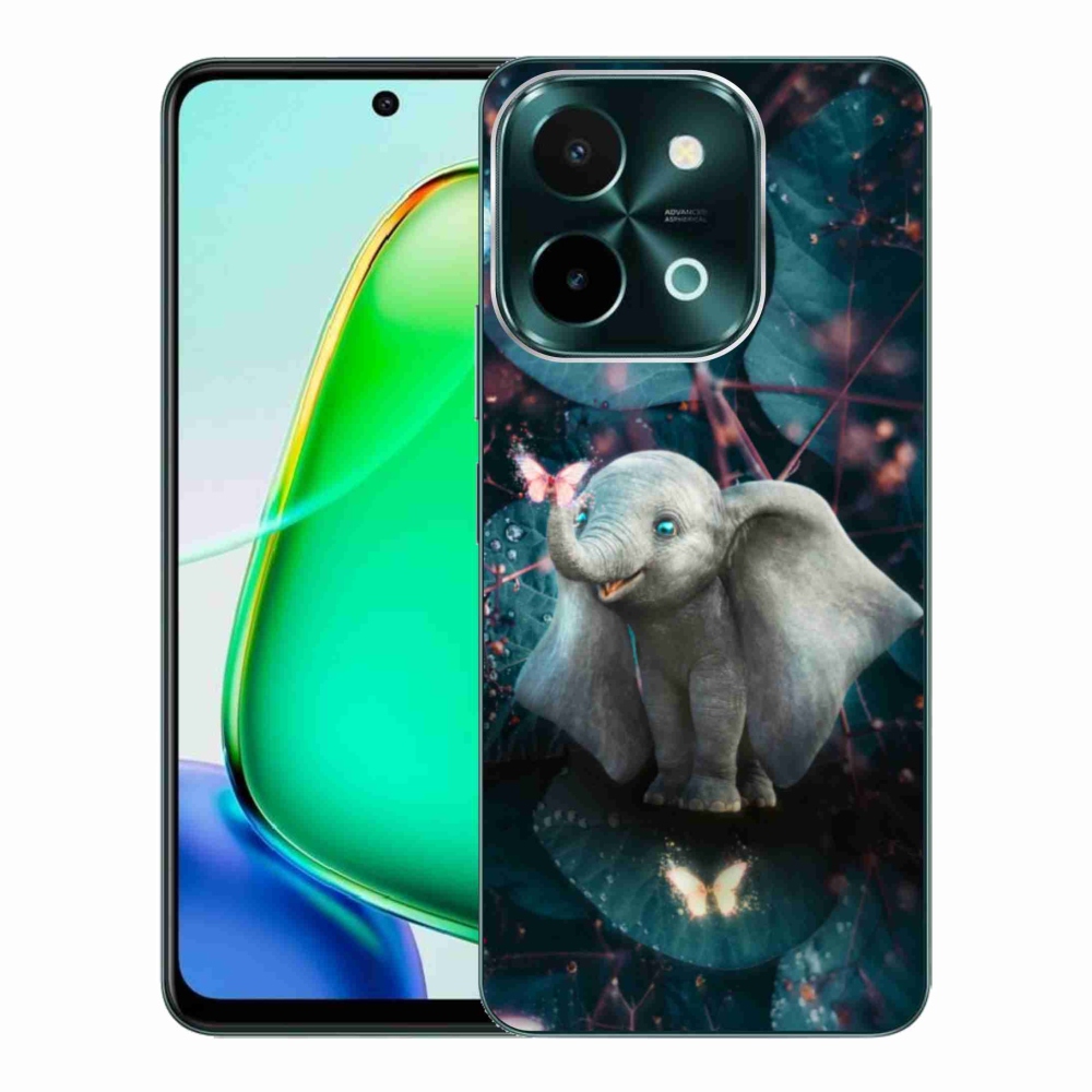 Gélový kryt mmCase na Vivo Y28 - roztomilý slon