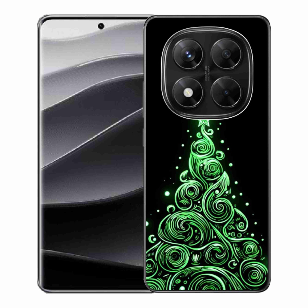 Gélový kryt mmCase na Xiaomi Redmi Note 14 Pro 5G/Poco X7 5G - neonový vianočný stromček 3
