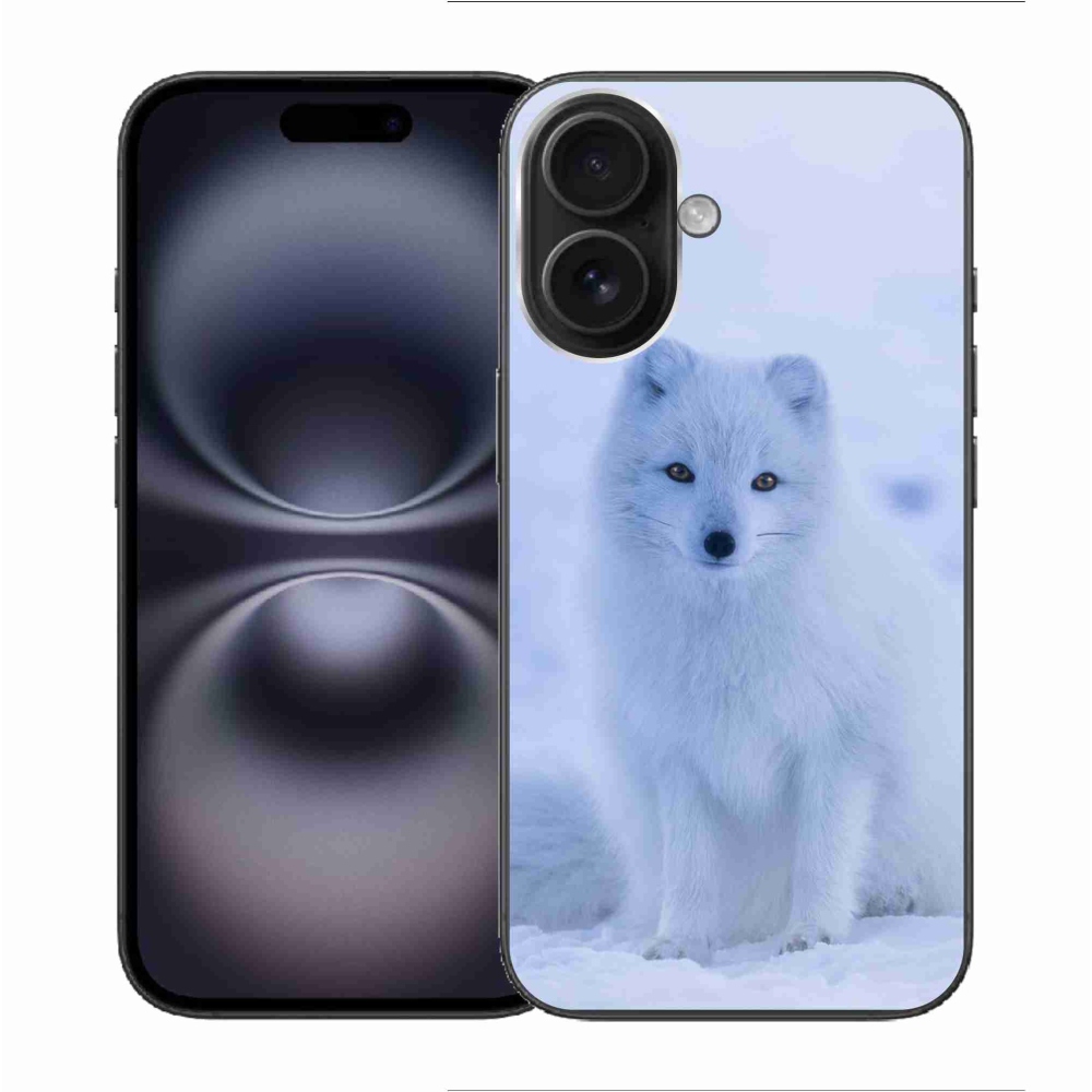 Gélový kryt mmCase na iPhone 16 - polárna žiara