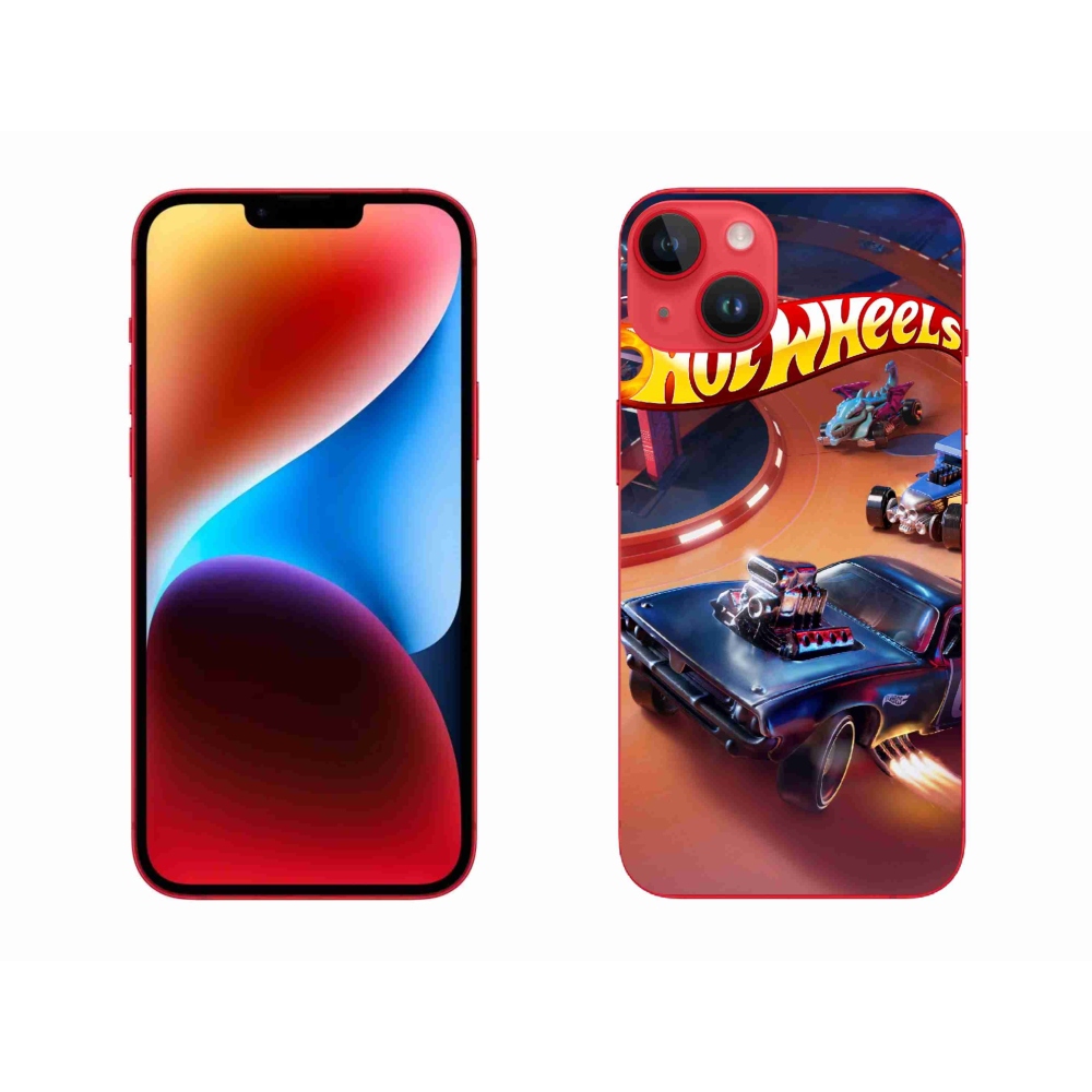 Gélový kryt mmCase na iPhone 14 Plus - hot wheels