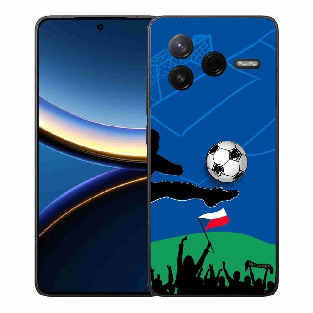 Gélový kryt mmCase na Xiaomi Poco F7 Pro - fanúšikovia futbalu