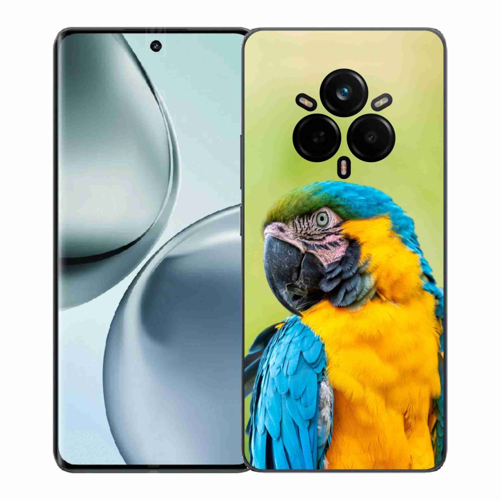 Gélový kryt mmCase na Realme 14 Pro+ 5G - papagáj ara 2