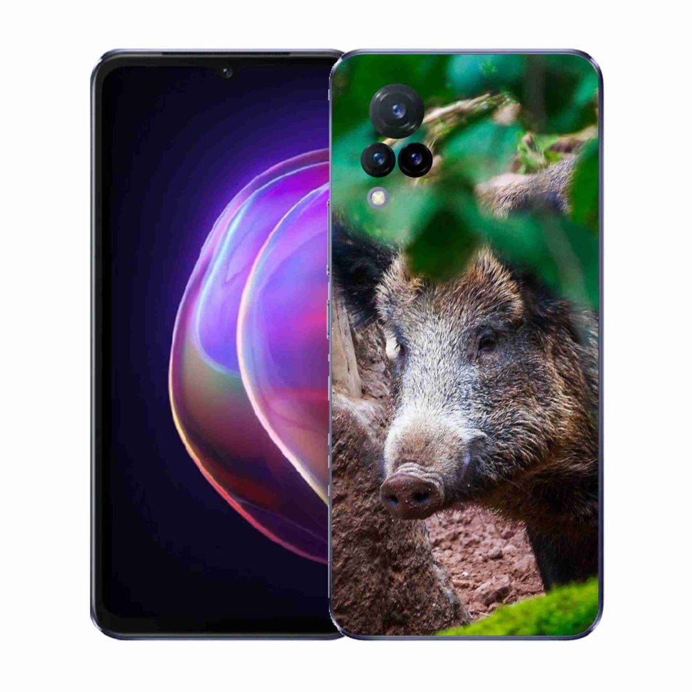 Gélový kryt mmCase na Vivo V21 4G/5G - divoké prasa