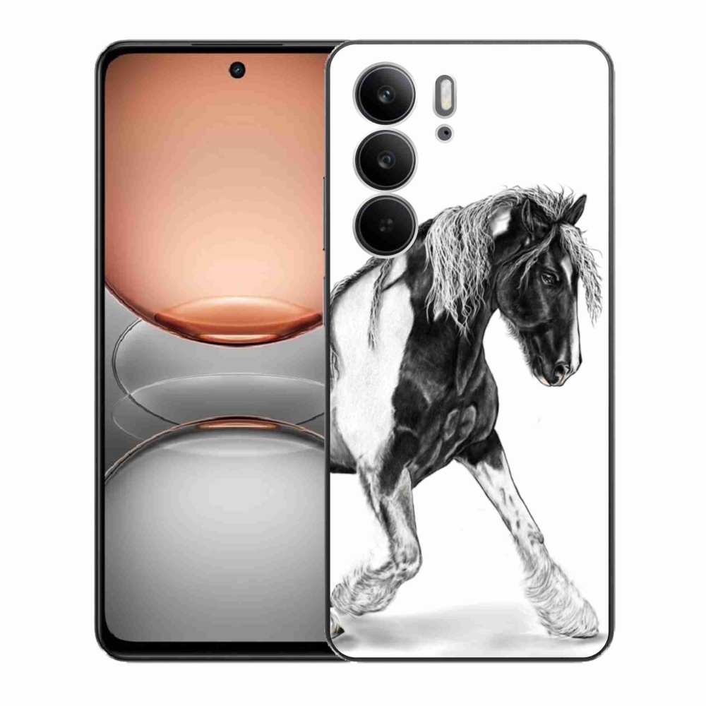 Gélový kryt mmCase na Realme C75 - kôň