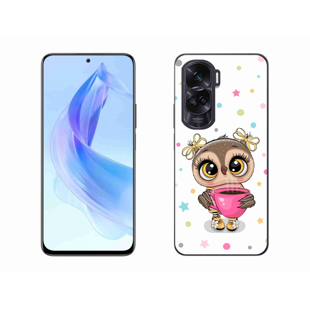 Gélový kryt mmCase na Honor 90 Lite - kreslená sovička