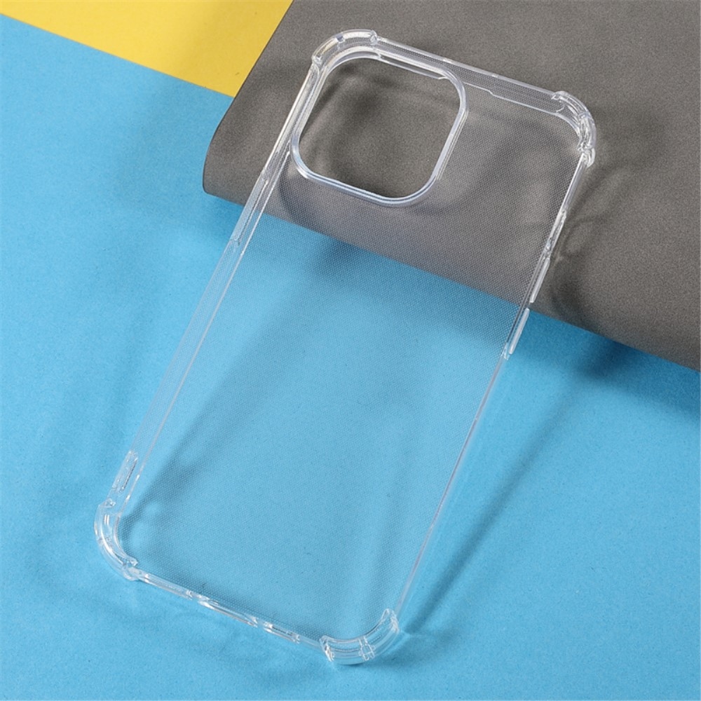 Gélový obal so zosilnenými rohmi na iPhone 15 Pro Max - priehľadný