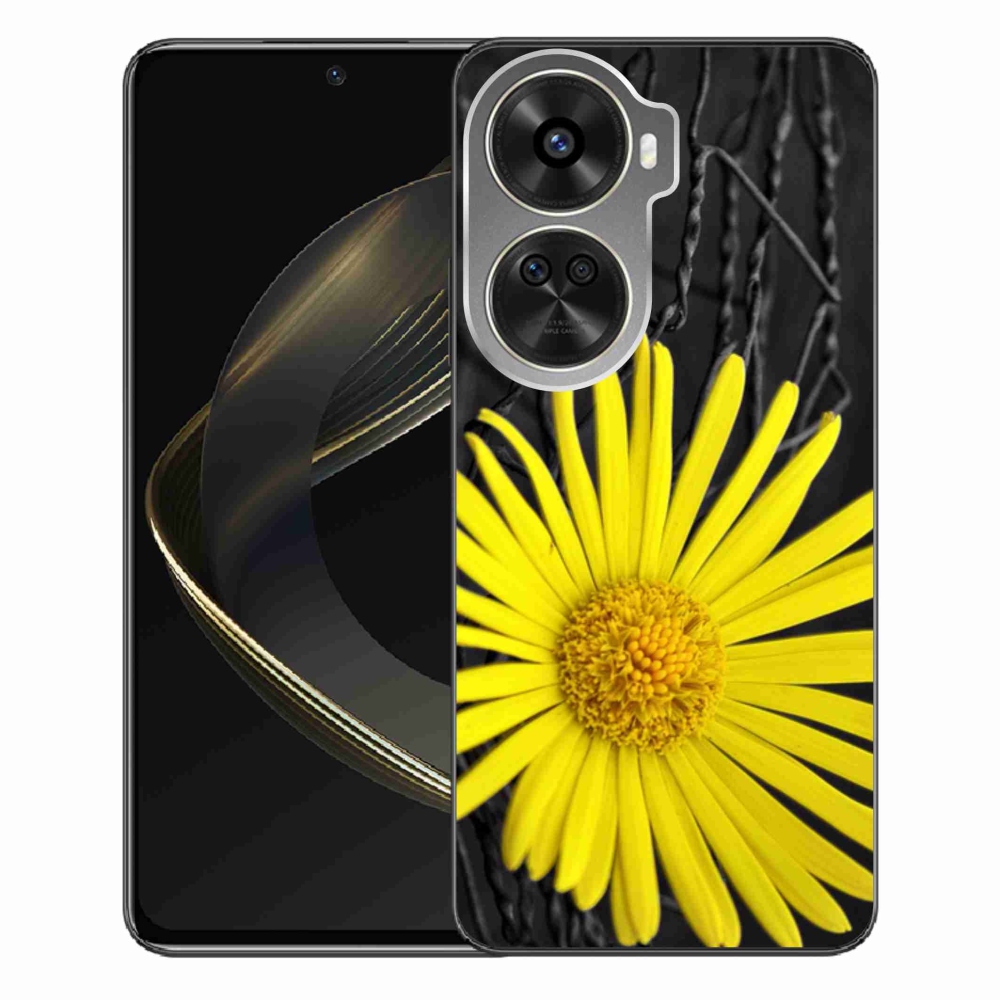 Gélový kryt mmCase na Huawei Nova 12 SE - žltý kvet