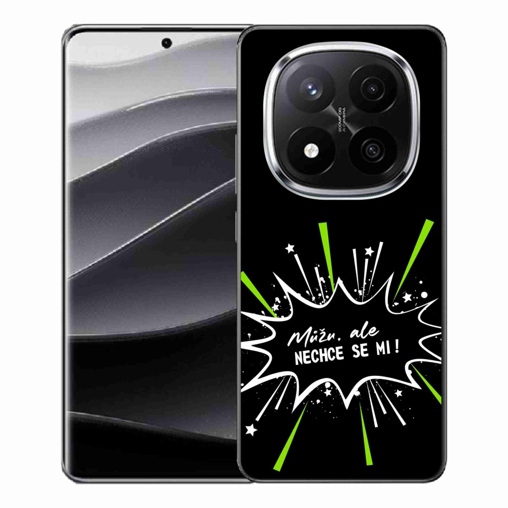 Gélový kryt mmCase na Xiaomi Redmi Note 14 Pro+ 5G - vtipný text 11 čierne pozadie