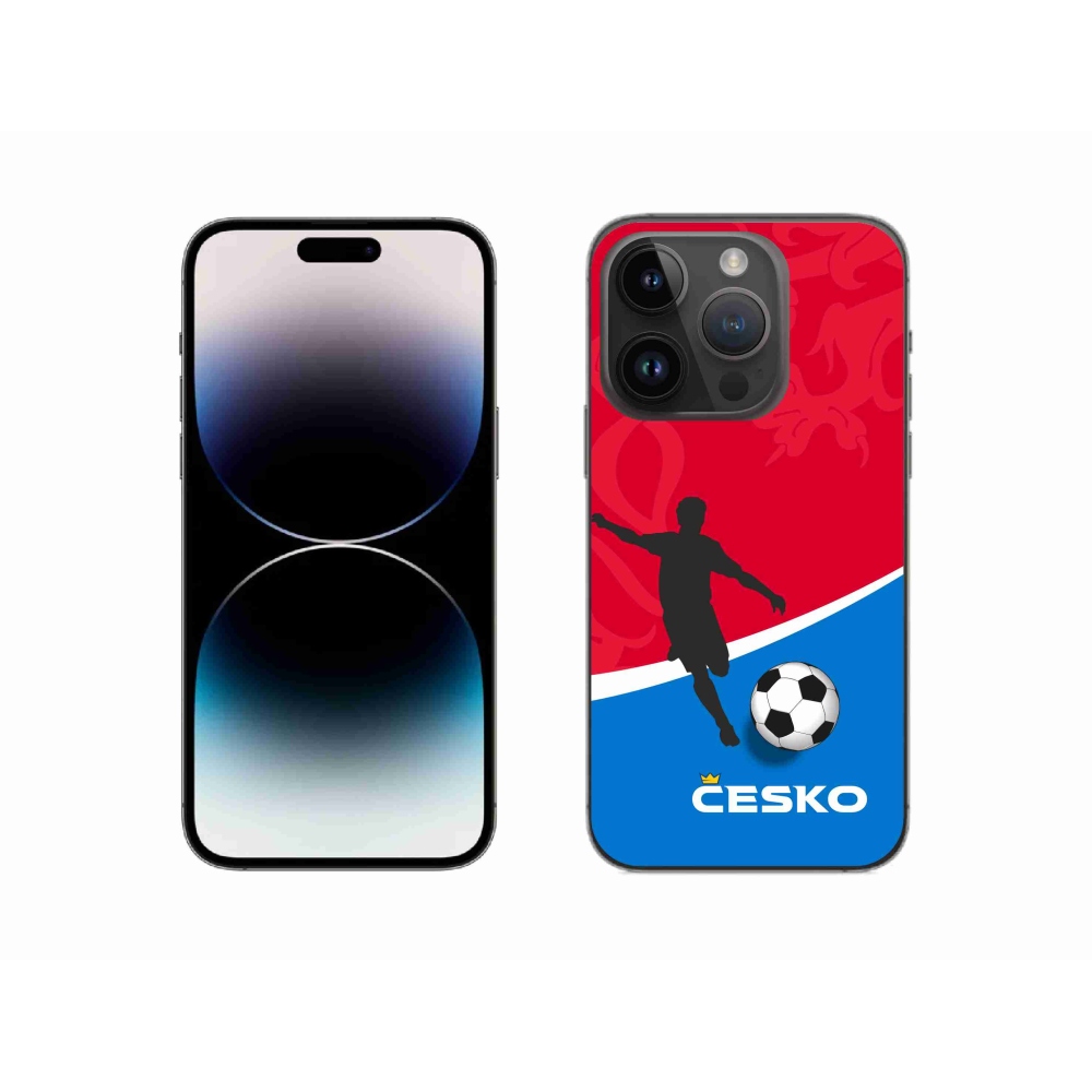 Gélový kryt mmCase na iPhone 14 Pro 6.1 - futbal Česko
