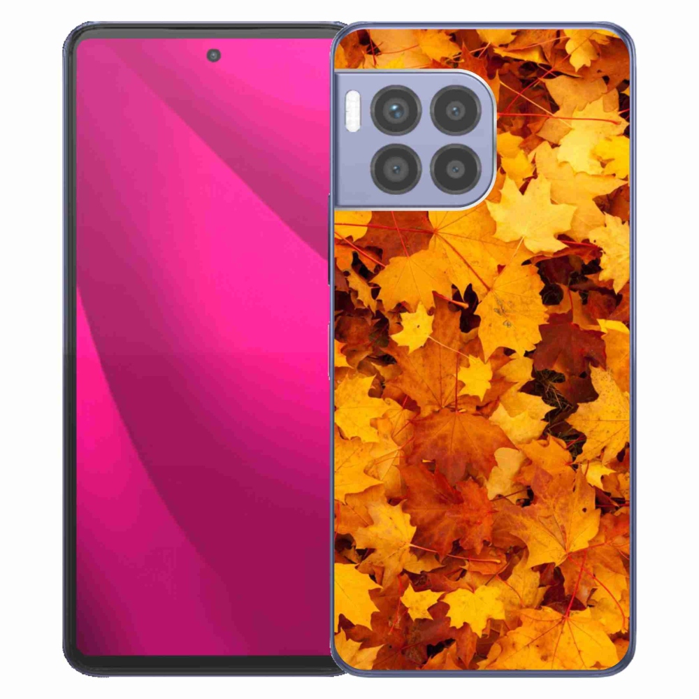 Gélový kryt mmCase na T-Mobile T Phone 2 Pro - javorové listy