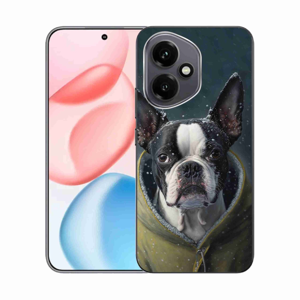 Gélový kryt mmCase na Honor 400 - buldoček