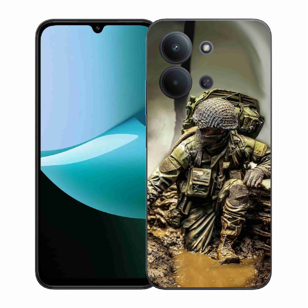 Gélový kryt mmCase na Xiaomi Redmi 15C 4G (171mm) / Poco C85 4G (171mm) - vojak