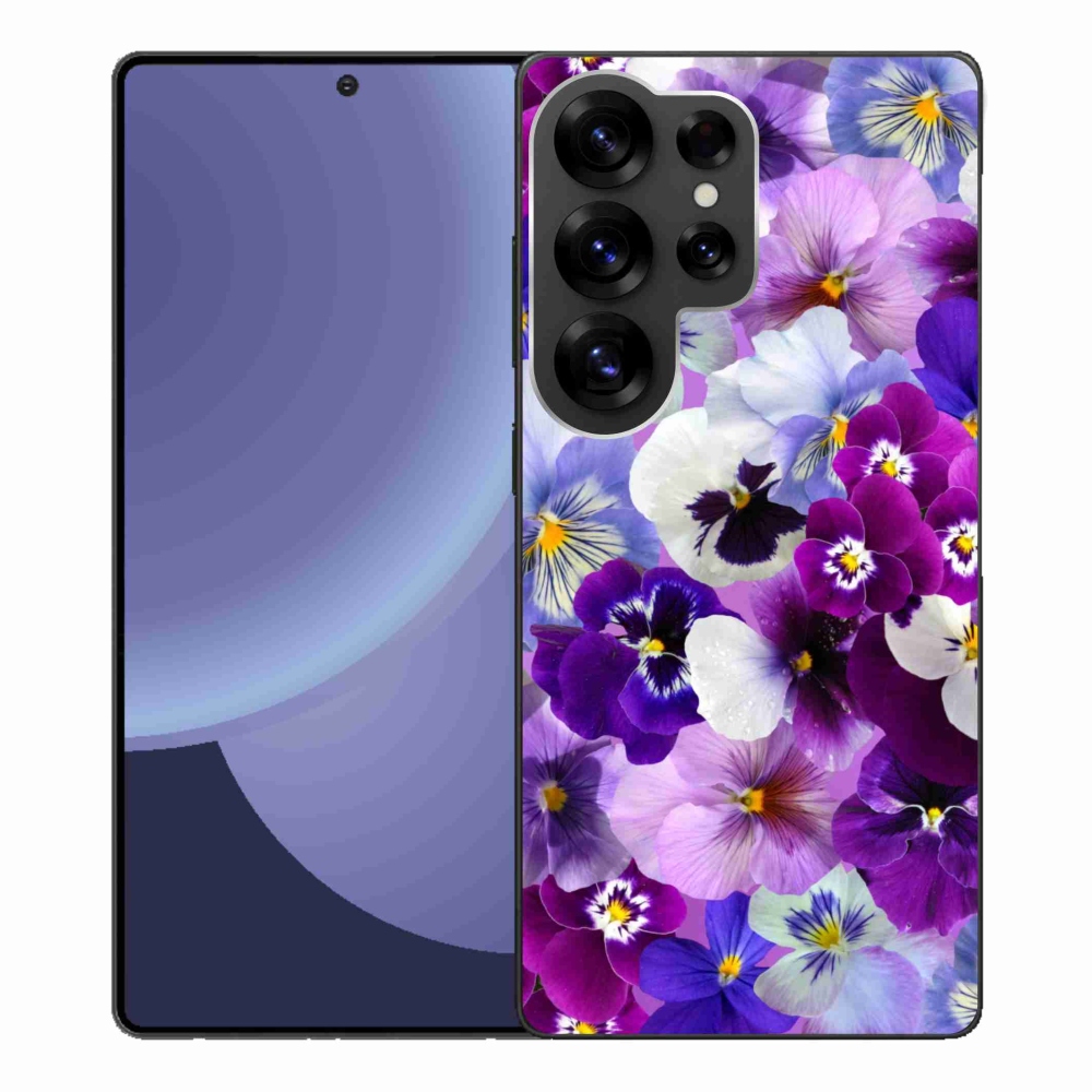 Gélový kryt mmCase na Samsung Galaxy S25 Ultra - kvety 9