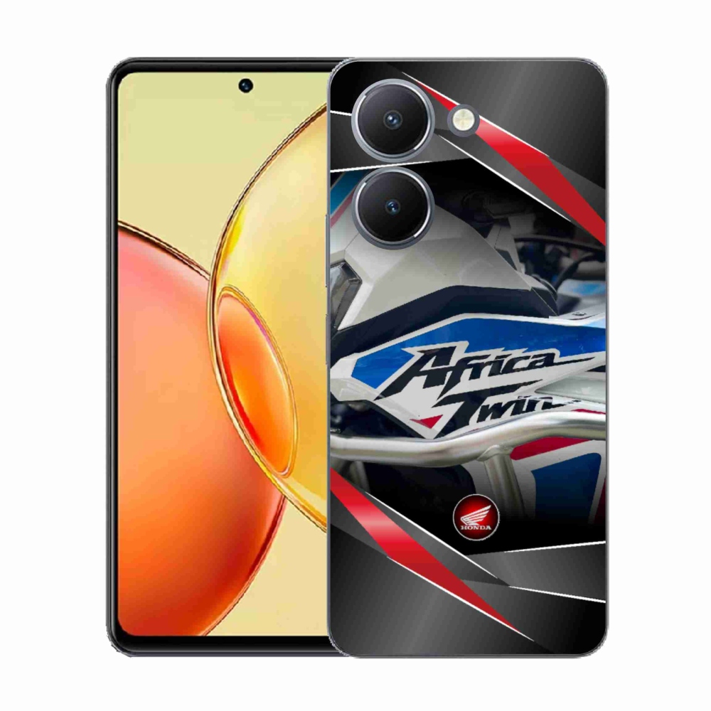 Gélový kryt mmCase na Vivo Y36 - motorka honda