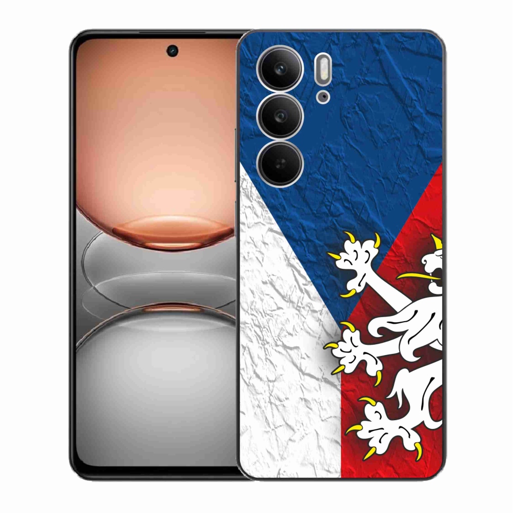 Gélový kryt mmCase na Realme C75 - slovenská vlajka 1