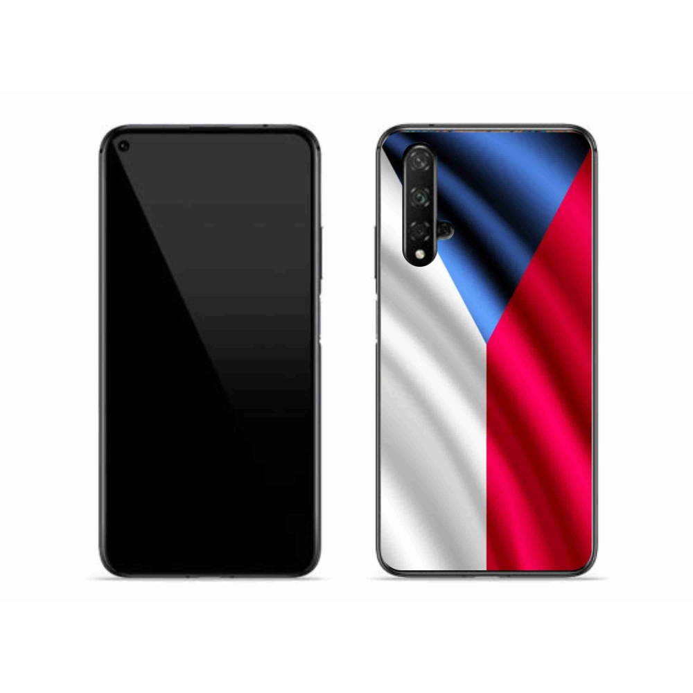 Gélový kryt mmCase na mobil Honor 20 - česká vlajka