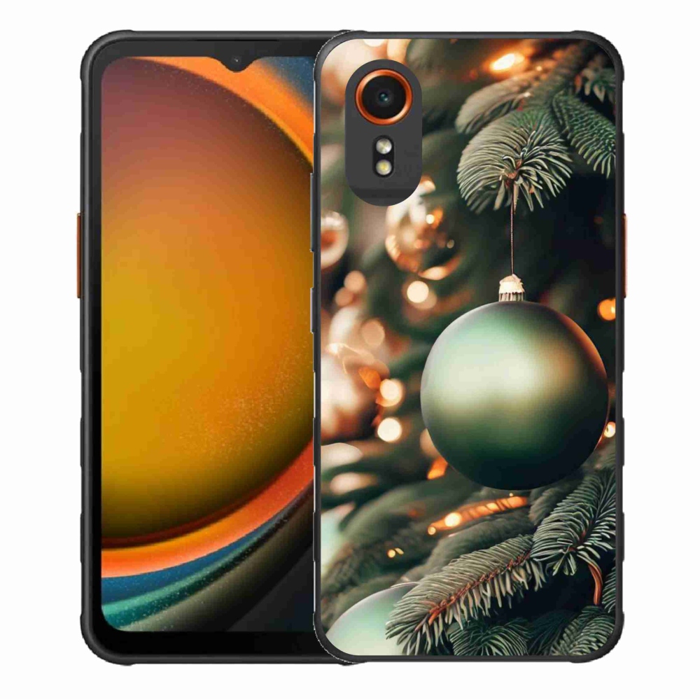 Gélový kryt mmCase na Samsung Galaxy Xcover 7 - vianočné ozdoby 1