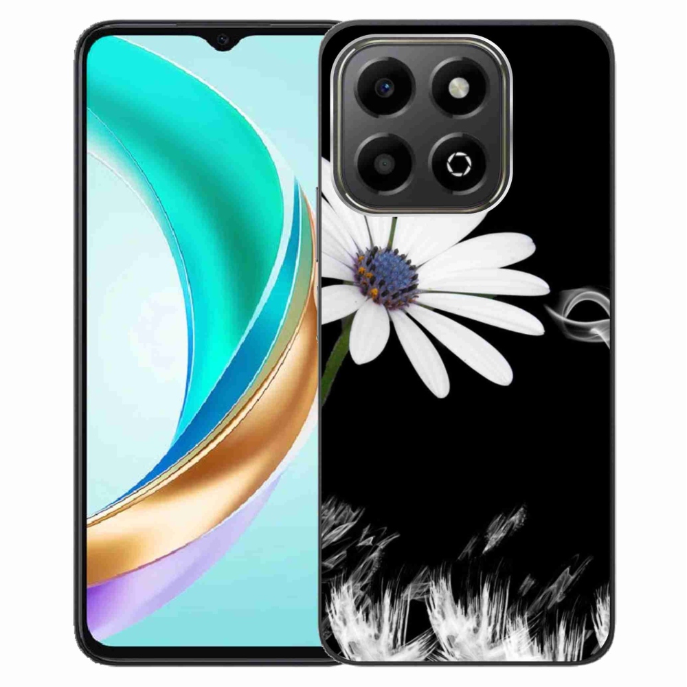 Gélový kryt mmCase na Honor X6b - biela kvetina