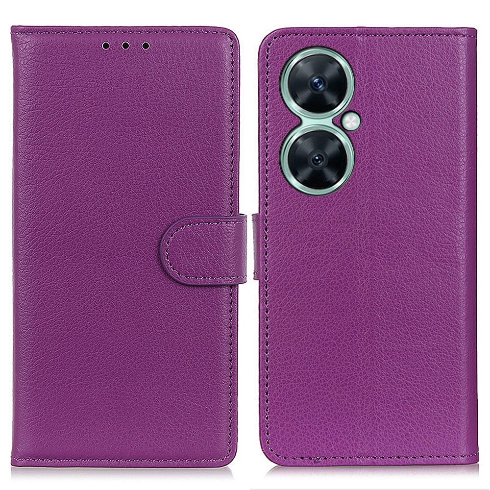 Litchie knižkové puzdro na Huawei Nova 11i - fialové