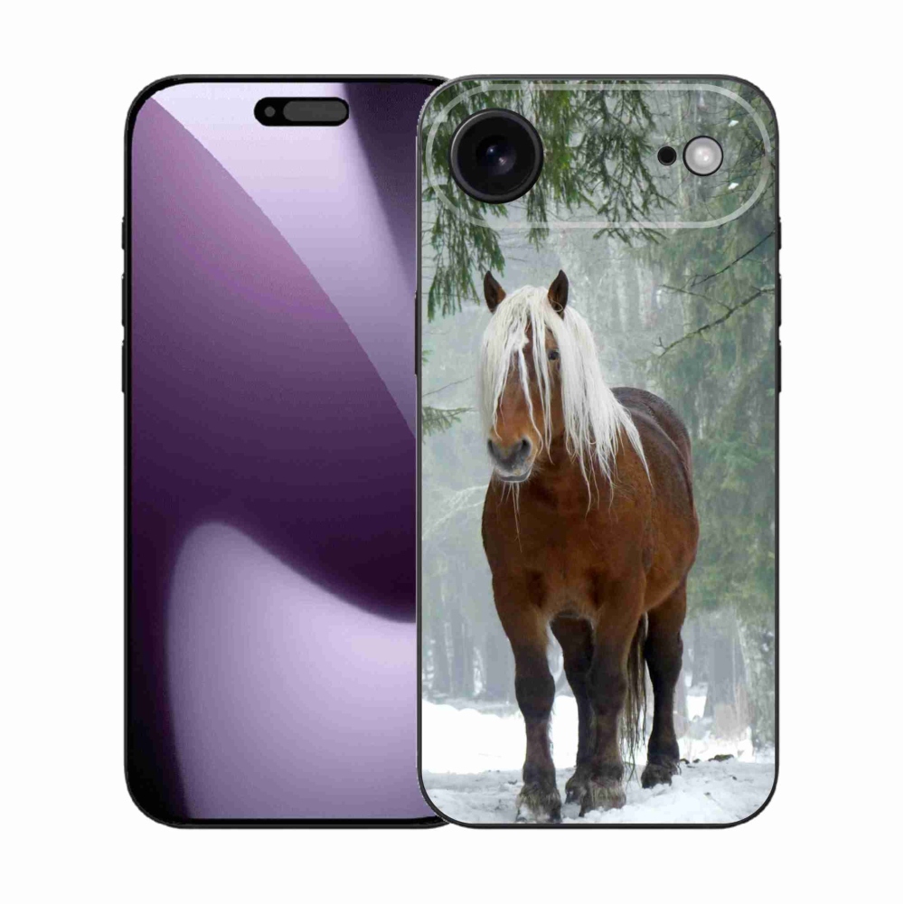 Gélový kryt mmCase na iPhone 17 Air - kôň v lese
