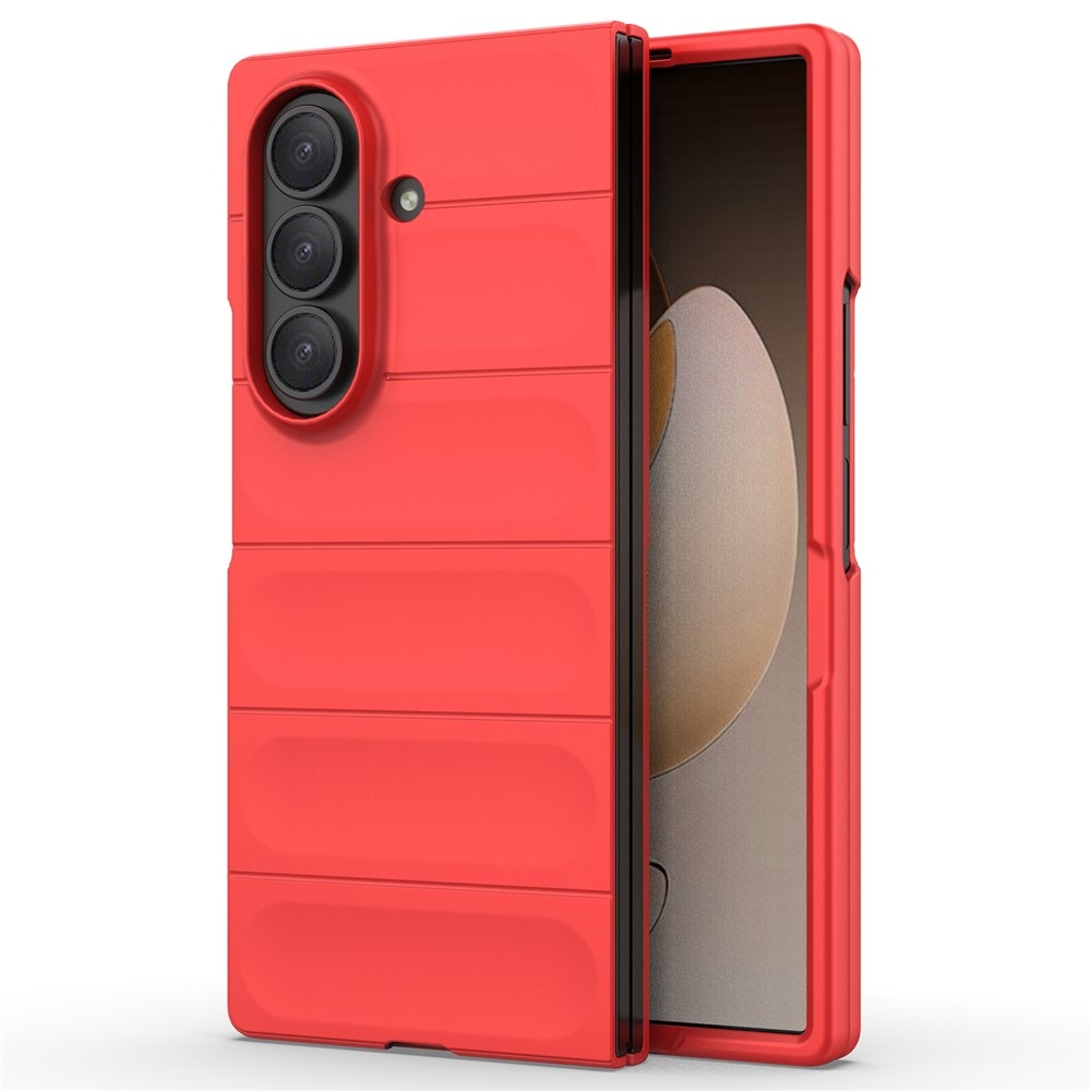 Rugg odolný gélový obal na Samsung Galaxy Z Fold7 5G - červený