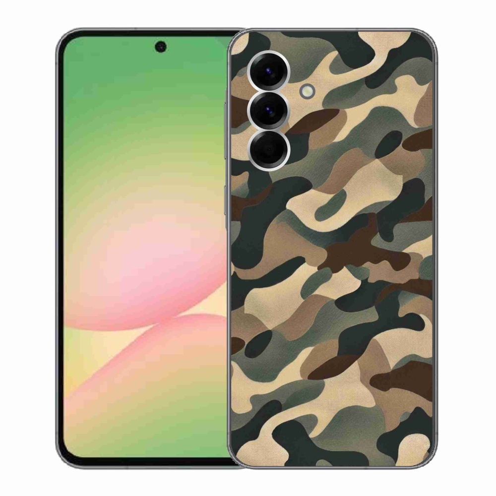Gélový kryt mmCase na Samsung Galaxy A56 5G - maskáčový vzor 11