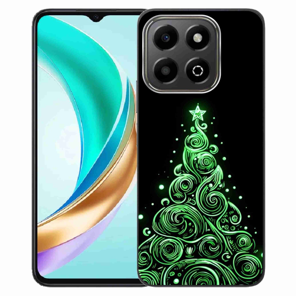 Gélový kryt mmCase na Honor X6b - neónový vianočný stromček 3