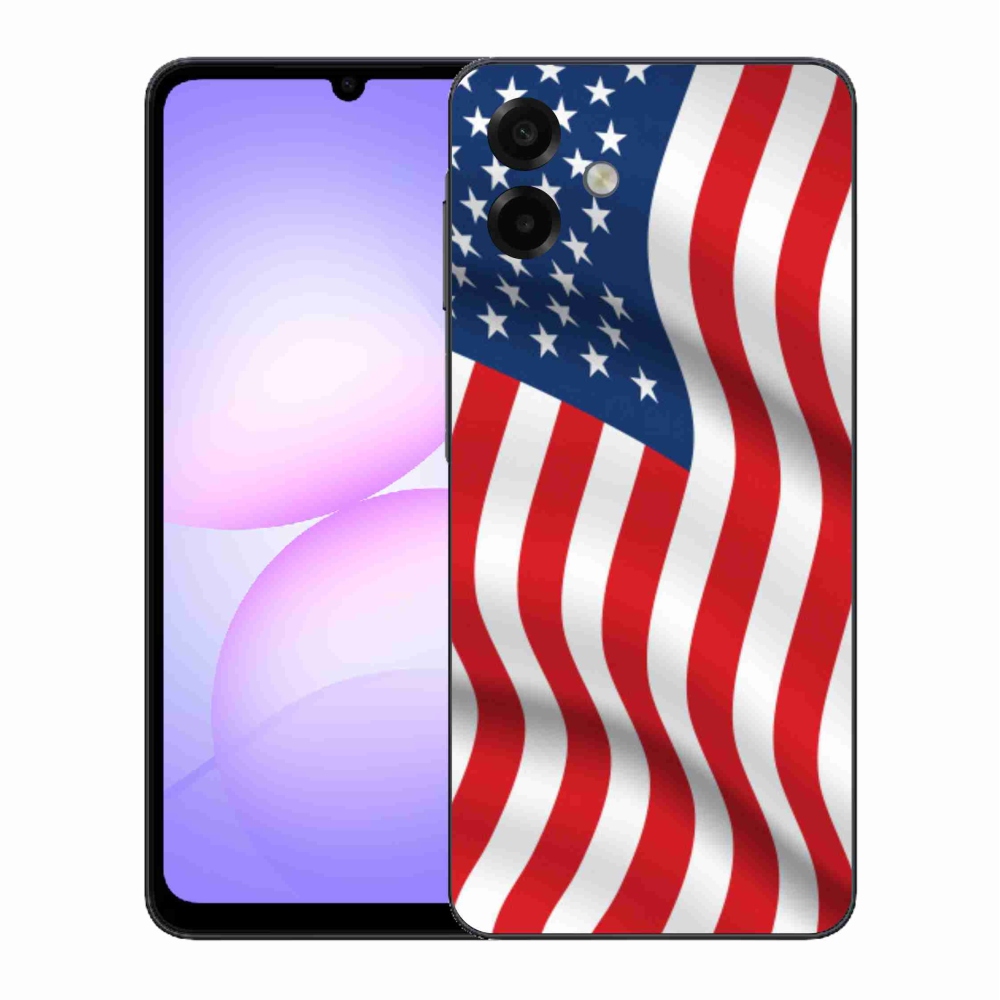 Gélový kryt mmCase na Samsung Galaxy A07 4G - USA vlajka